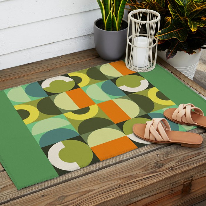 Modern Geometric 90B Outdoor Rug Gallery Image 2