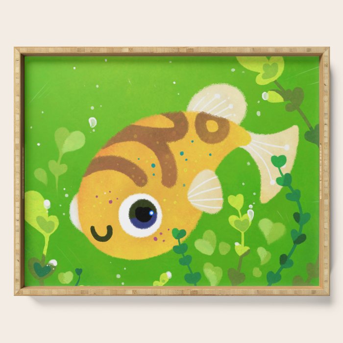 Dwarf puffer Serving Tray Gallery Image 1