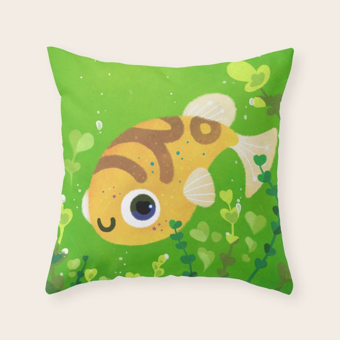 Dwarf puffer Throw Pillow Gallery Image 6