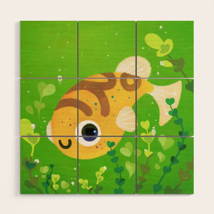 Dwarf puffer Wood Wall Art Gallery Image 1