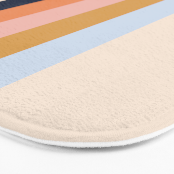 Retro stripes #2 Bath Mat Gallery Image 3