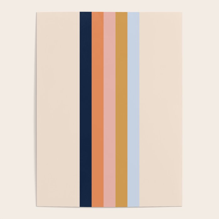 Retro stripes #2 Poster Gallery Image 1