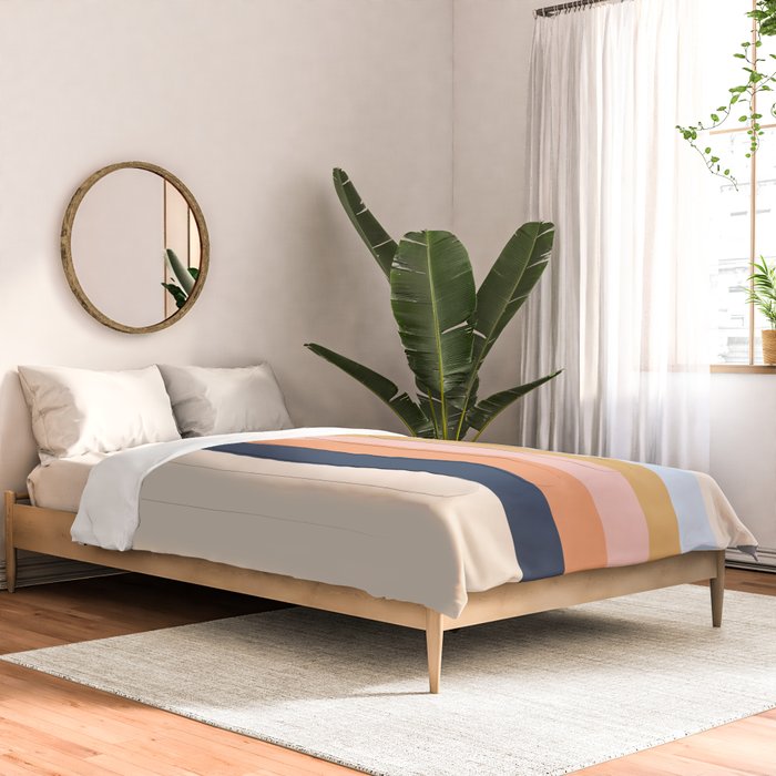 Retro stripes #2 Comforter Gallery Image 2