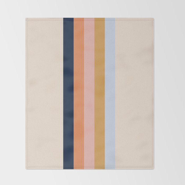Retro stripes #2 Throw Blanket Gallery Image 2