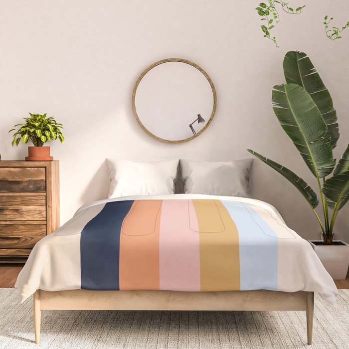 Retro stripes #2 Comforter Gallery Image 3