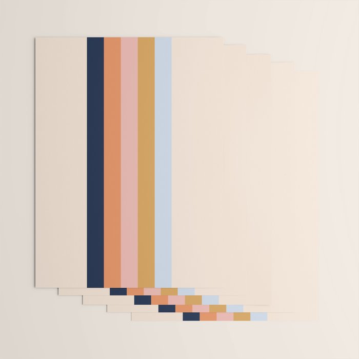 Retro stripes #2 Wrapping Paper Gallery Image 3