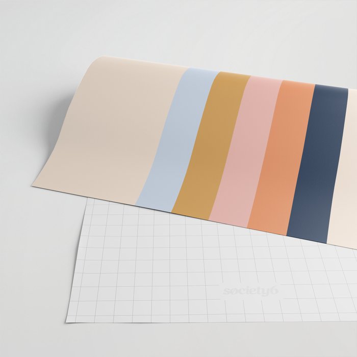 Retro stripes #2 Wrapping Paper Gallery Image 2