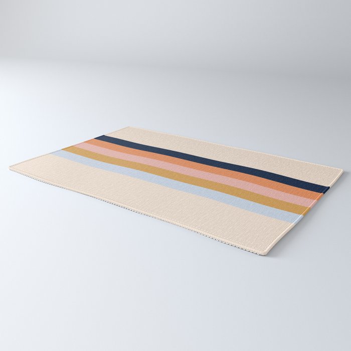 Retro stripes #2 Rug Gallery Image 3