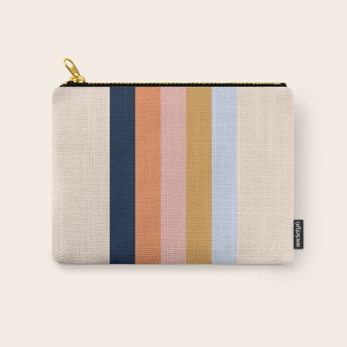 Retro stripes #2 Carry All Pouch Gallery Image 1
