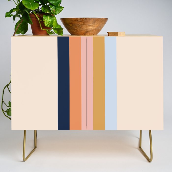 Retro stripes #2 Credenza Gallery Image 1