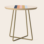 Retro stripes #2 Side Table Gallery Image 1