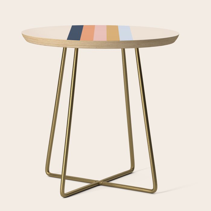 Retro stripes #2 Side Table Gallery Image 1