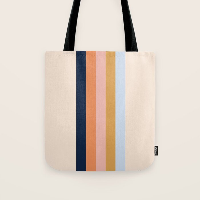 Retro stripes #2 Tote Bag Gallery Image 1