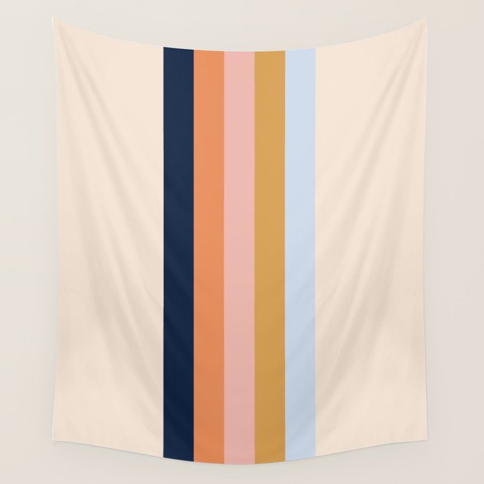 Retro stripes #2 Wall Tapestry Gallery Image 4