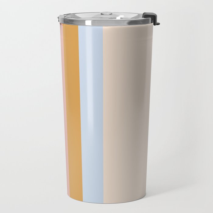 Retro stripes #2 Travel Mug Gallery Image 2