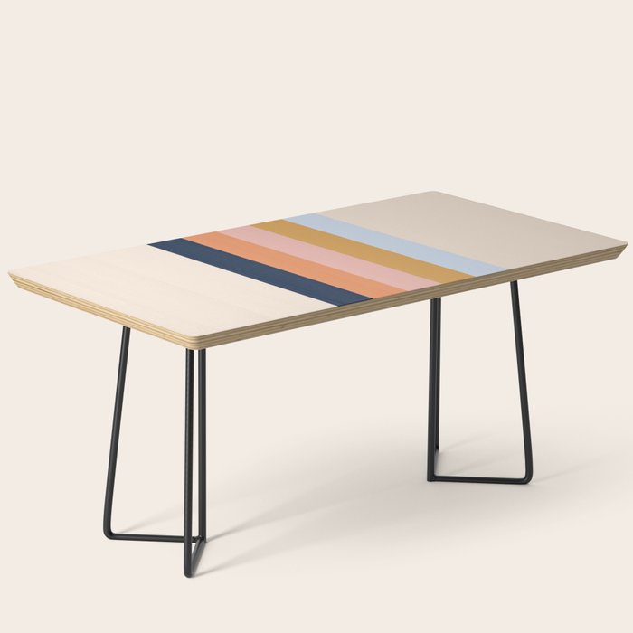 Retro stripes #2 Coffee Table Gallery Image 1