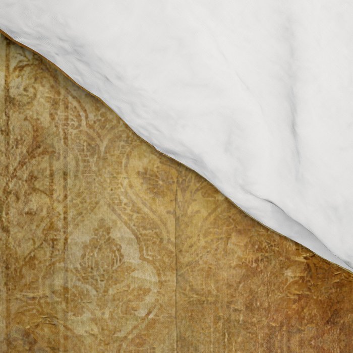 AGED GOLDEN DAMASK Shabby Chic  Comforter Gallery Image 4
