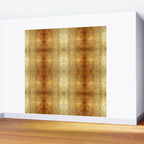 AGED GOLDEN DAMASK Shabby Chic  Wall Mural Gallery Image 2