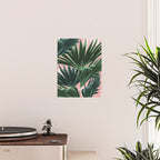 Pink and green palm trees Poster Gallery Image 2