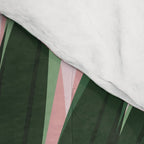 Pink and green palm trees Comforter Gallery Image 4