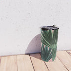 Pink and green palm trees Travel Mug Gallery Image 4