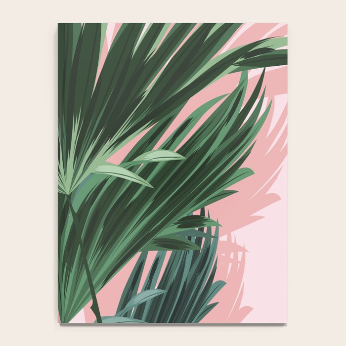 Pink and green palm trees Notebook Gallery Image 4