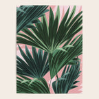 Pink and green palm trees Poster Gallery Image 4