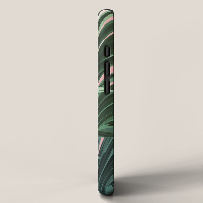 Pink and green palm trees iPhone Case Gallery Image 2
