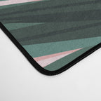 Pink and green palm trees Desk Mat Gallery Image 4