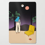 FULL MOON MOUNTAIN Cutting Board Gallery Image 1