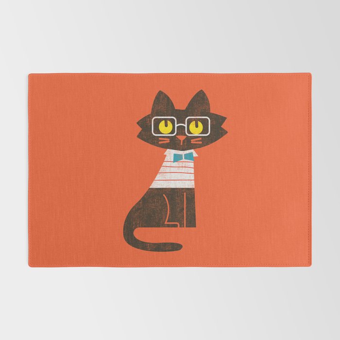 Fitz - Preppy cat Rug Gallery Image 2