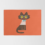 Fitz - Preppy cat Rug Gallery Image 2