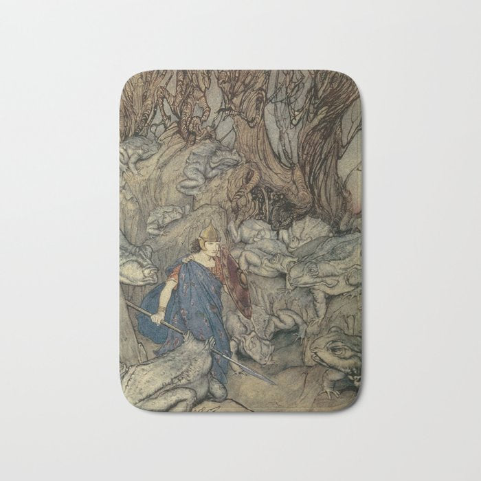 Art by Arthur Rackham for "Irish Fairy Tales," 1920 Bath Mat Gallery Image 1