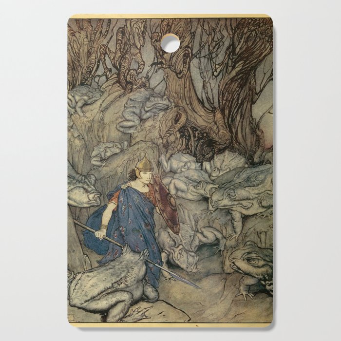Art by Arthur Rackham for "Irish Fairy Tales," 1920 Cutting Board Gallery Image 1