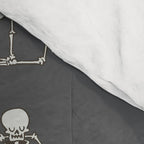 Skeleton Yoga_Gray Comforter Gallery Image 4