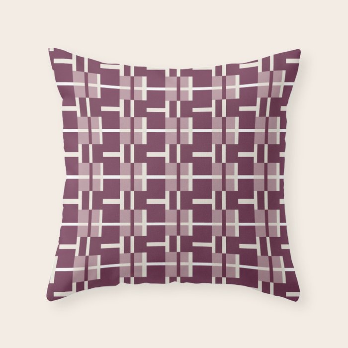 Vintage Geometric Harmony Throw Pillow Gallery Image 6