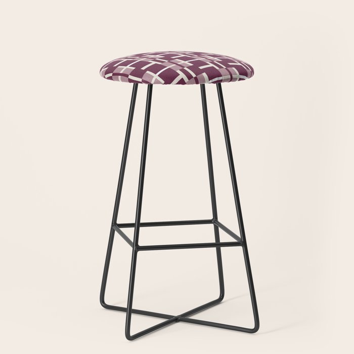 Vintage Geometric Harmony Stool Gallery Image 1