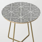 Rook in Black and White Side Table Gallery Image 2