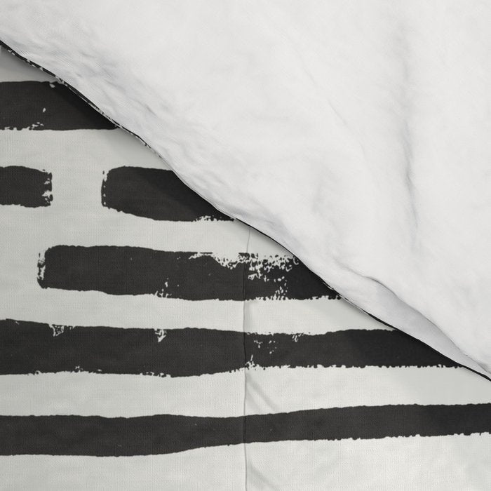 Rook in Black and White Comforter Gallery Image 4