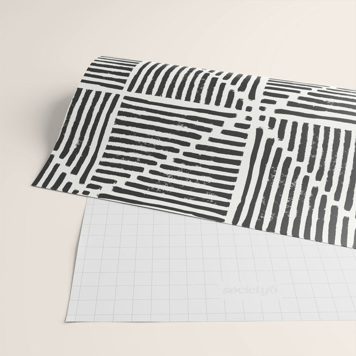 Rook in Black and White Wrapping Paper Gallery Image 2