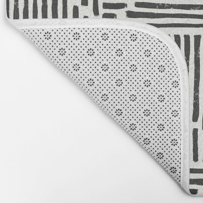 Rook in Black and White Bath Mat Gallery Image 2