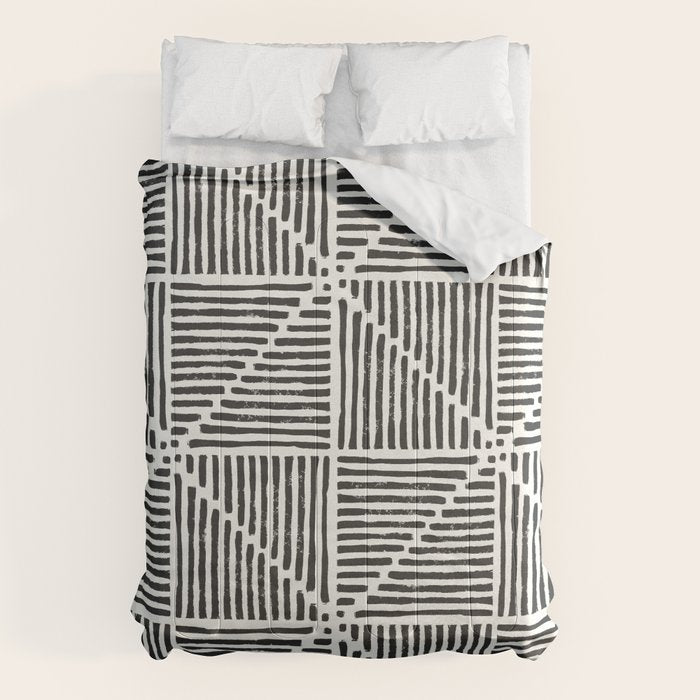 Rook in Black and White Comforter Gallery Image 6