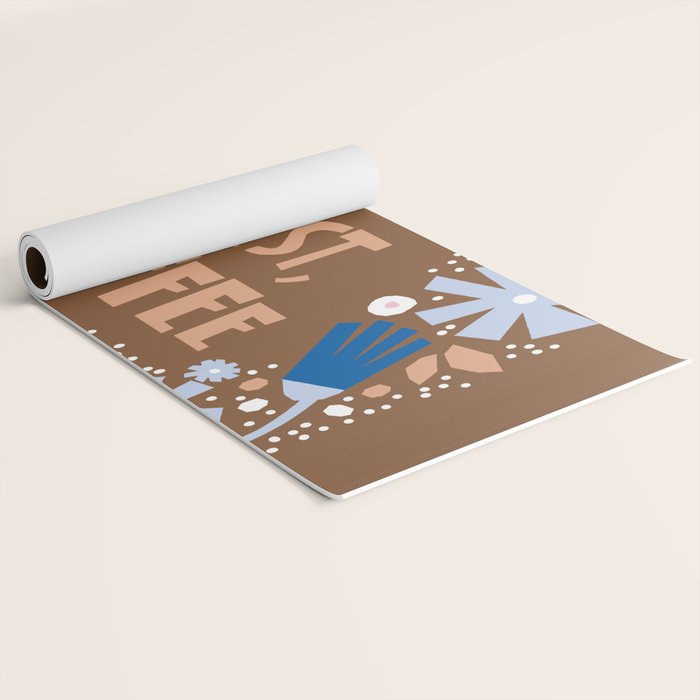 First coffee Yoga Mat Gallery Image 2