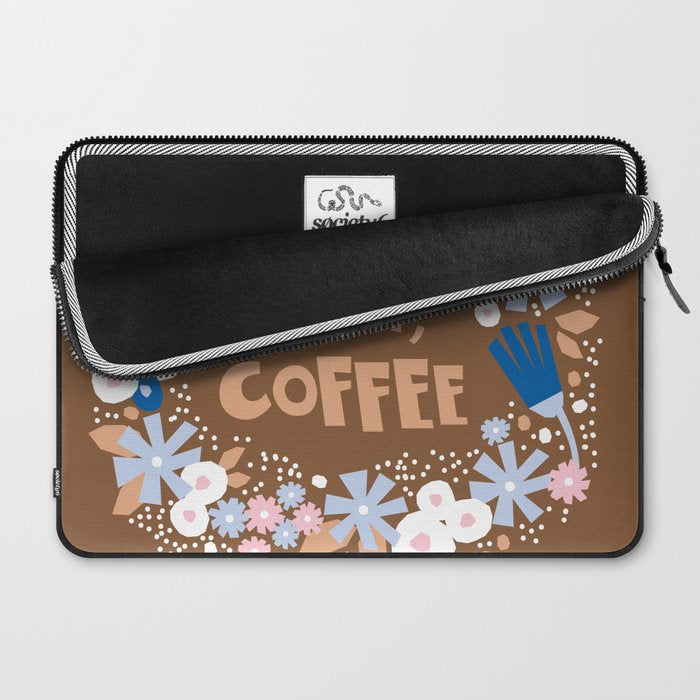 First coffee Laptop Sleeve Gallery Image 2