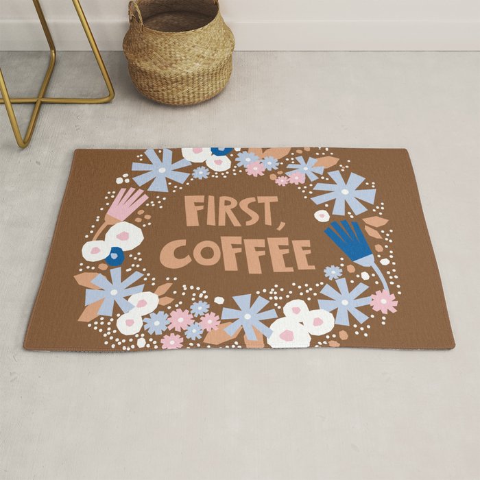 First coffee Rug Gallery Image 1