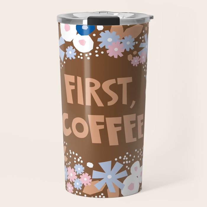 First coffee Travel Mug Gallery Image 1