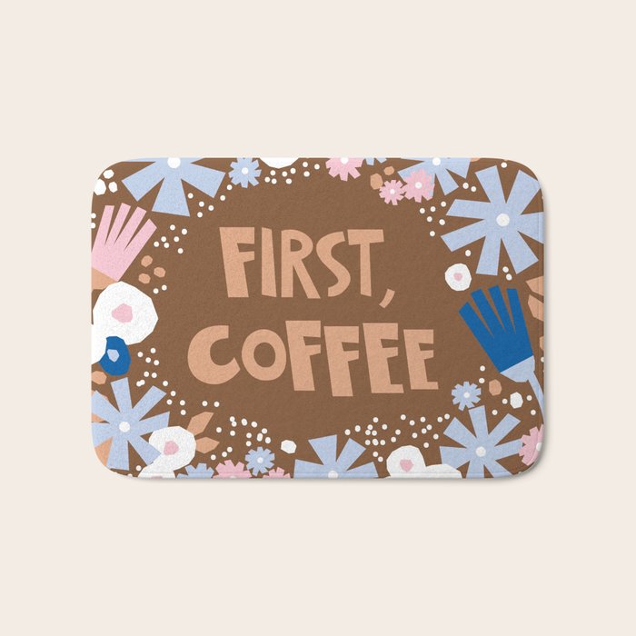 First coffee Bath Mat Gallery Image 1