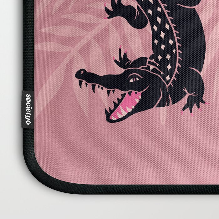 Crocodile - Dusty Rose Palette Laptop Sleeve Gallery Image 3