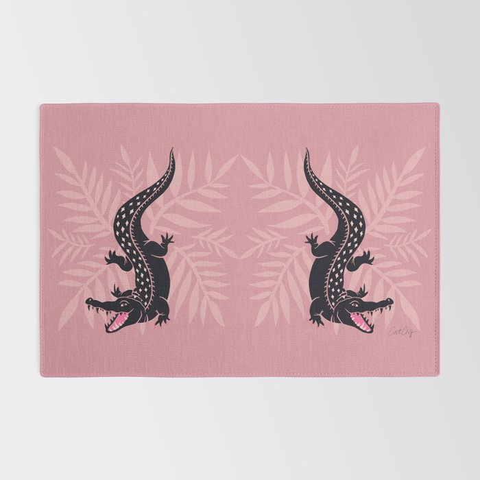 Crocodile - Dusty Rose Palette Rug Gallery Image 2