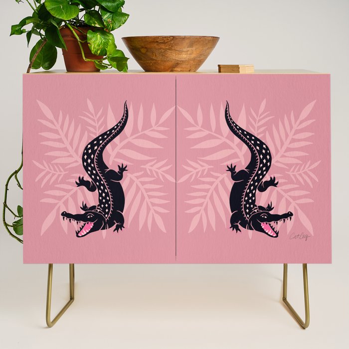 Crocodile - Dusty Rose Palette Credenza Gallery Image 1